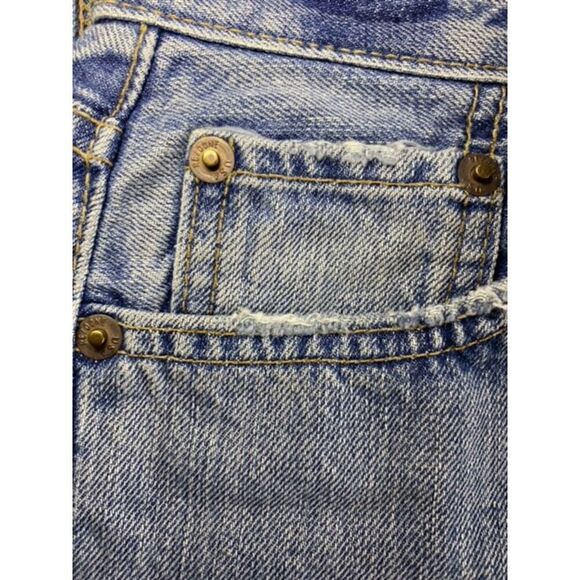 NEW RE/DONE Vintage High Rise Crop Flare Jeans Lt Wash w/ Dark Inset Size 24 - Picture 5 of 11